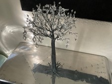 Drahtbaum Metallbaum mit Acryl Steinen ca 55cm hoch