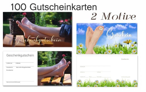 100 geschenkgutscheine - 100,