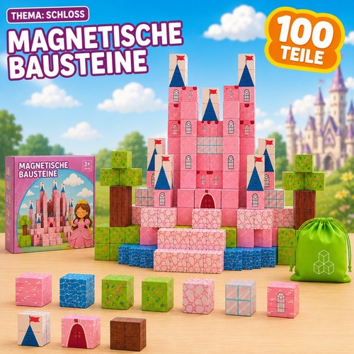 Magnetische bausteine 100 - magnetische,
