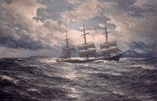 Abendstimmung auf See