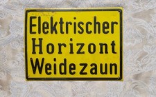Altes Blechschild Kein Email
