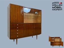 WMK I Sehr schöner dunkler Mid-Century Wohnzimmerschrank aus 1967 in Mahagoni mi