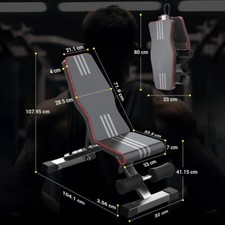 Faltbare Gewicht Verstellbare Hantelbank Presse verstellbar Neigung Rückgang