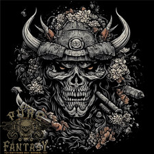 Samurai Totenkopf Fantasie