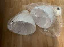 IKEA Lampenschirm Weiß Kunststoff Modern Minimalistisch 28cm