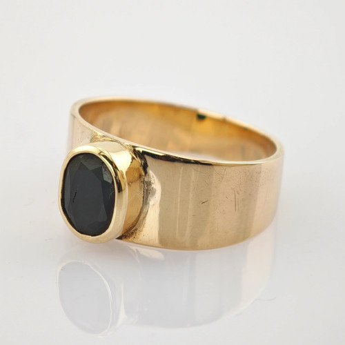 Statement ring aus gold mit - gold,