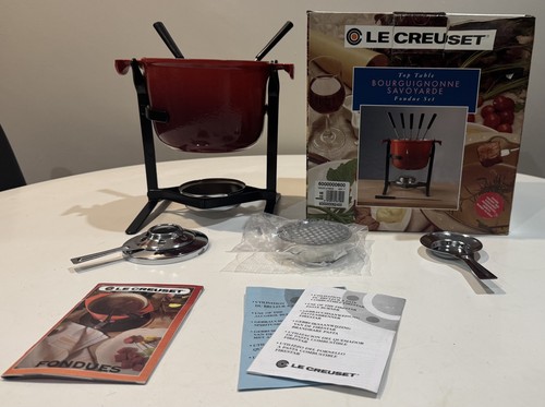 Vintage creuset fondue set - le,