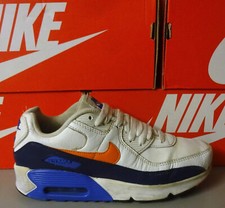 NIKE Air Max 90 *WHITE/ MIDNIGHT-NAVY* 2022 EUR 38 GUTER ZUSTAND