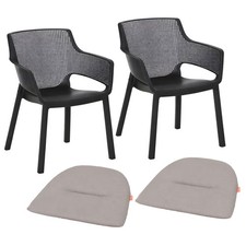 2x Gartenstuhl Stapelstuhl