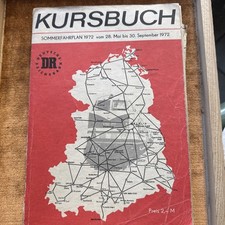 Kursbuch deutsche Reichsbahn