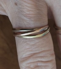 Trinity Dreifach Ring 333 8K