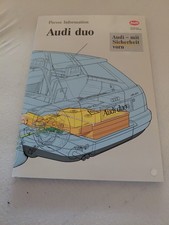 Audi duo Pressemappe 5/93 Deutsch – Original Presseinformation Hybridfahrzeug...