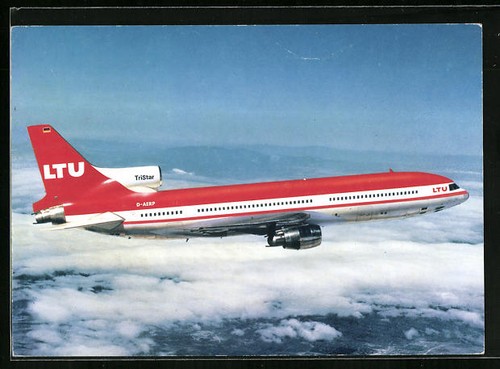 Ansichtskarte flugzeug der - flugzeug,