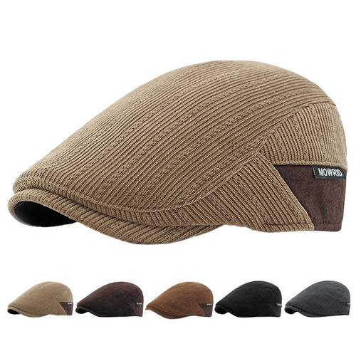Herren cord flatcap efeu - herren,