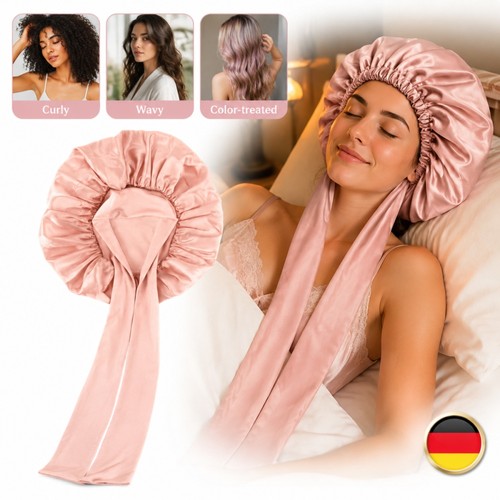 Neu satin bonnet schlafmütze - satin,