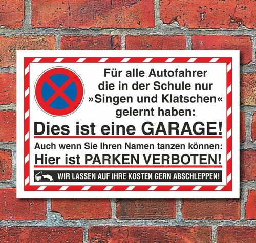 Schild parkverbot parken - schild,