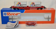 H0 Roco 47001 Taschenwagen Sdgmns743 DB Kombiwaggon Schenker ARTtrans DC OVP