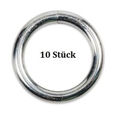 10 x Rundringe Stahlringe Ø20