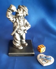 alte Metall-Gussfigur "großer