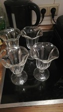 4 Eisbecher Glas 
