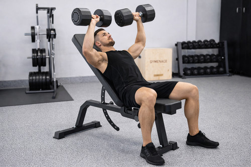 Krafttraining hantelbank - krafttraining,