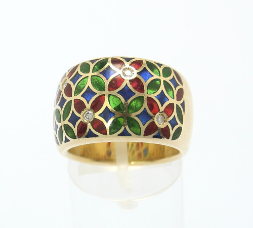 Breiter ring 18k 750 - 18, kt