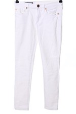TRUE RELIGION Skinny Jeans Damen Jeans Gr. DE 34 weiß schlichter Stil