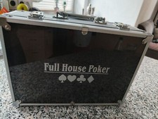 Poker Set Koffer.  500 Chips. 1x bespielt, kleiner Transportschaden, siehe Bildn