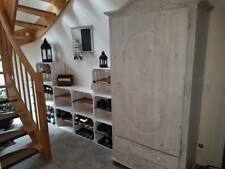 Schnäppchen! Sparpaket weiße Obstkisten mit geflammten Mittelbrett *50x40x30cm*