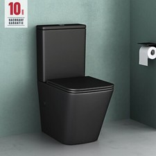 Stand WC spülrandlos schwarz