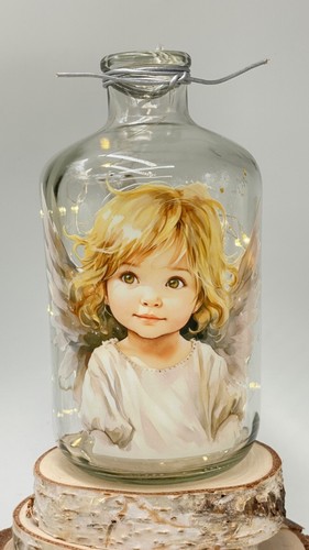 Spardose aus glas engel - spardose,