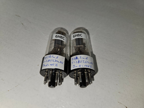 6h8c 6sn7 usa matched pair - usa,