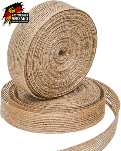 Juteband natur rolle - juteband,