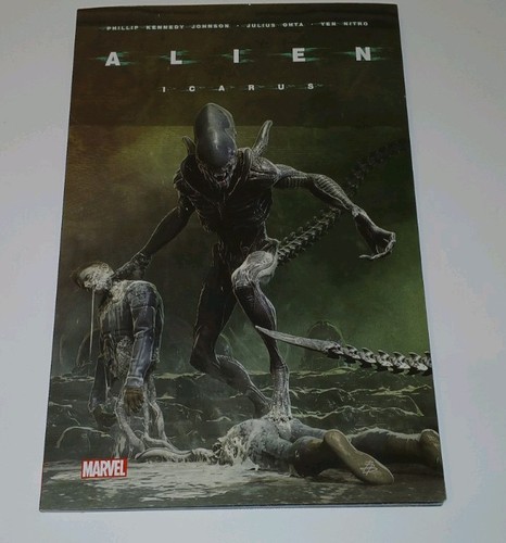 Alien icarus graphic - icarus, novel