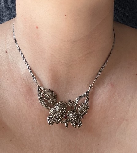 Silber 925 halskette collier - silber,