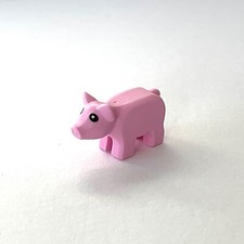Lego Schwein Ferkel rosa Tier NEU City 1410Pb01 Bauernhof