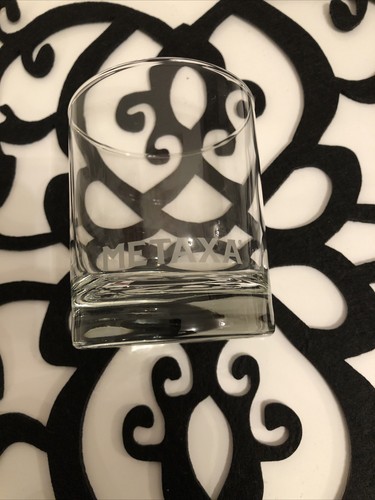 Ein metaxa glas weinbrand - glas,