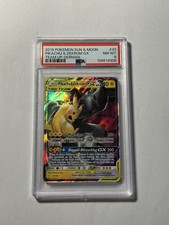 Pokemon (PSA 8) Pikachu & Zekrom GX 33 Team Up Tag Team