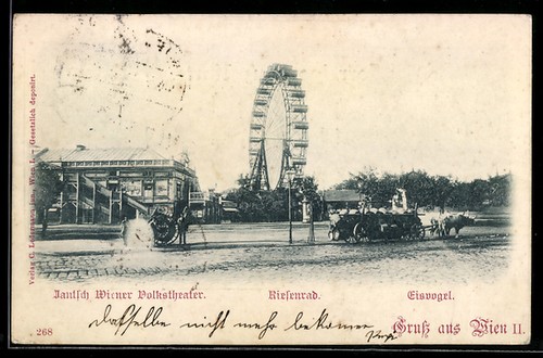 Ansichtskarte wien riesenrad - wien,,