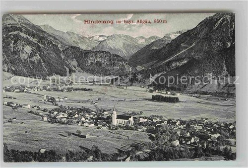 Hindelang panorama - hindelang,
