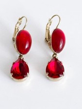 Philippe Ferrandis Paris Ohrringe Ohrhänger Vintage vergoldet Haute-Couture