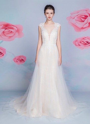 Hbh brautmode brautkleid tüll - brautkleid,