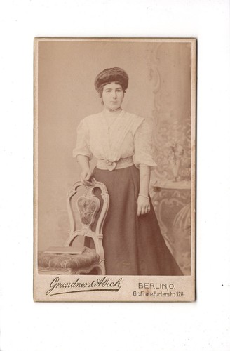 Cdv foto feine dame - foto,