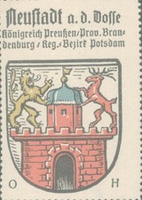 Neustadt an der Dosse  / Reklamemarke Kaffee Hag - Wappen - Ortswappen - ( S12)