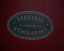 Siegelmarke Gemeinde  Rüdigsdorf  