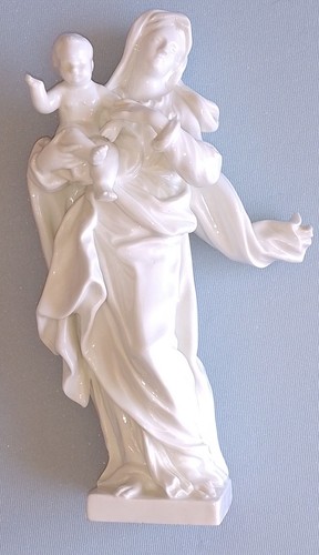 Meissen figur maria mit kind - mit,