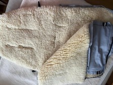 Kaiser Baby Fußsack Kinderwagen Babysitzschale echtes Lammfell grau 0-12 Monate