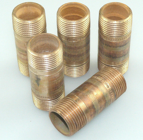 Viega rotguss langnippel - 5,