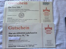 Askania Uhren Gutschein 250 Euro und 79 Euro Berlin Lederband Uhrenmanufaktur