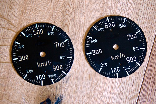 Zifferblatt fahrtmesser - fahrtmesser, fl